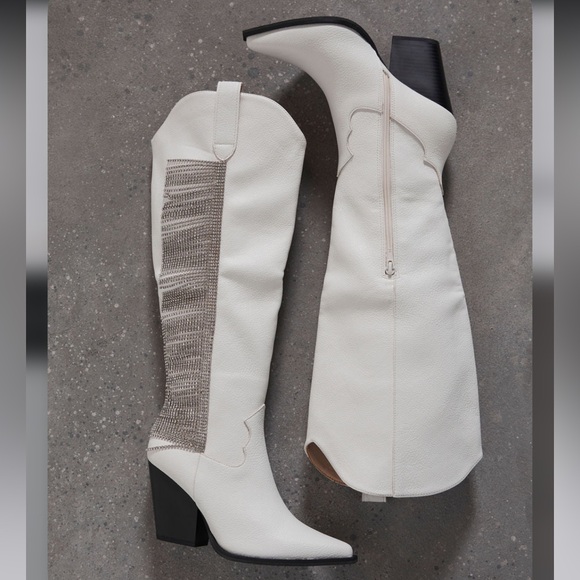 NEW Bellatrix Rhinestone Fringe Western Boots Sz: 6 - Picture 5 of 11